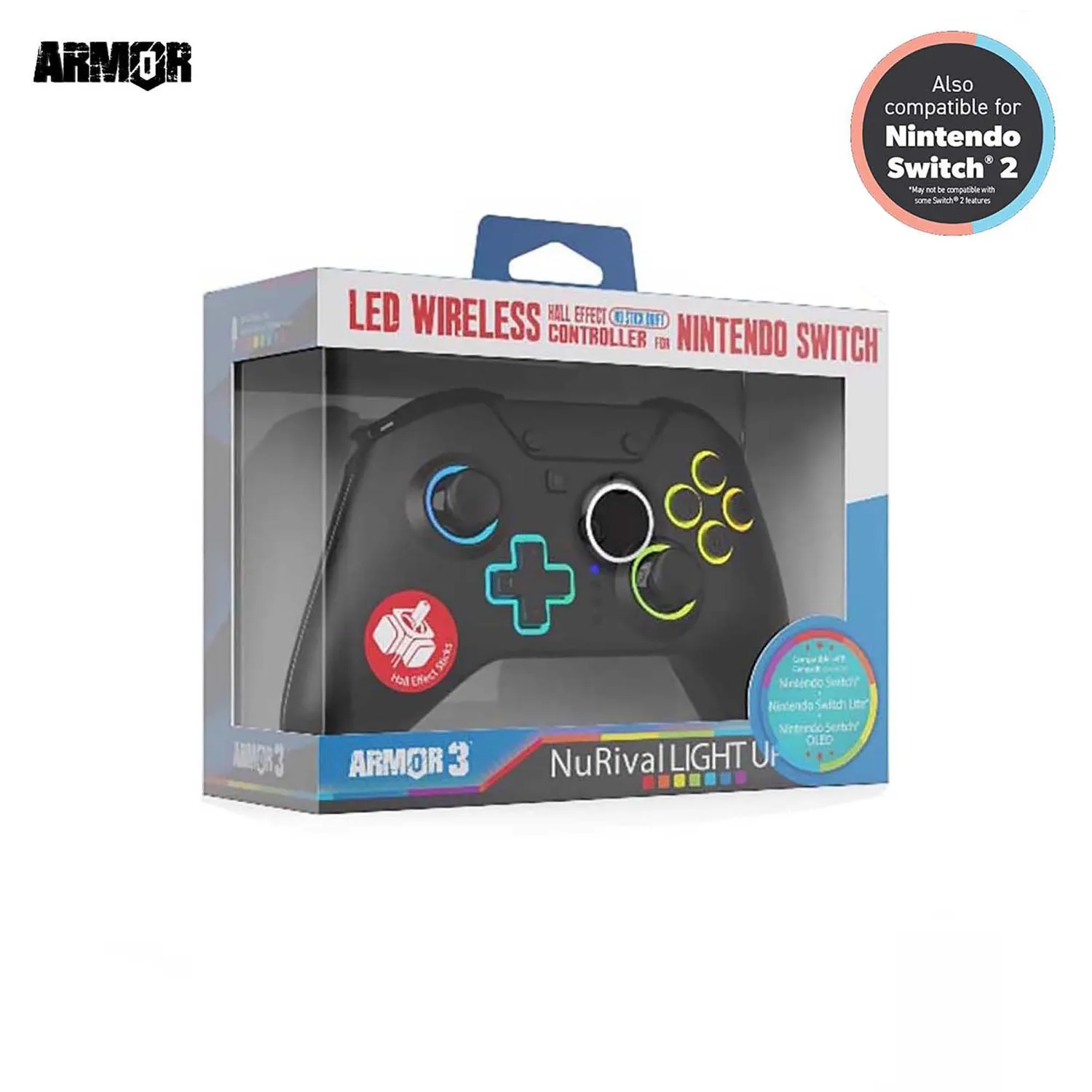 Hyperkin NuRival Wireless controller zwart Switch OLED