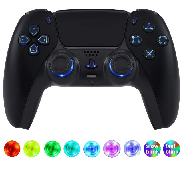 Clever Gaming PS5 Pro Led Controller Black Led