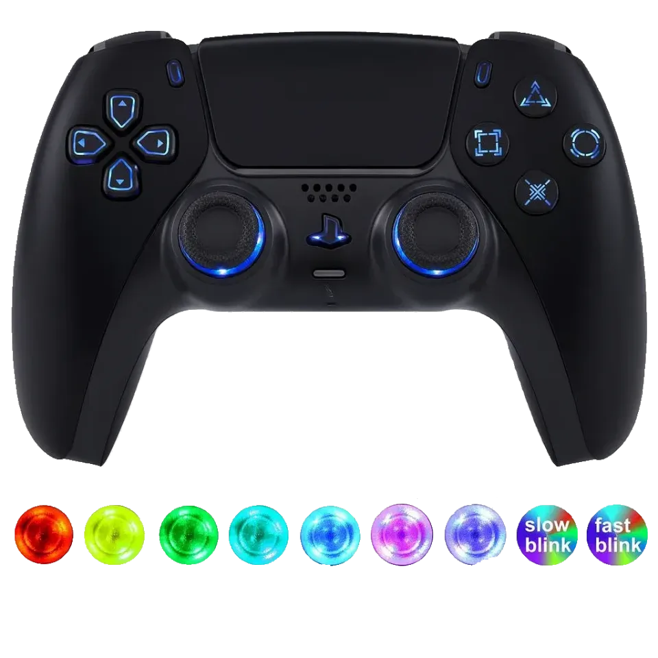 Clever Gaming PS5 Pro Led Controller Black Led