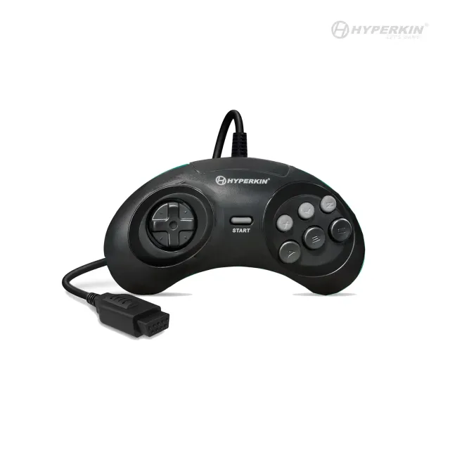 Hyperkin GN6 controller zwart USB 6-knops retro