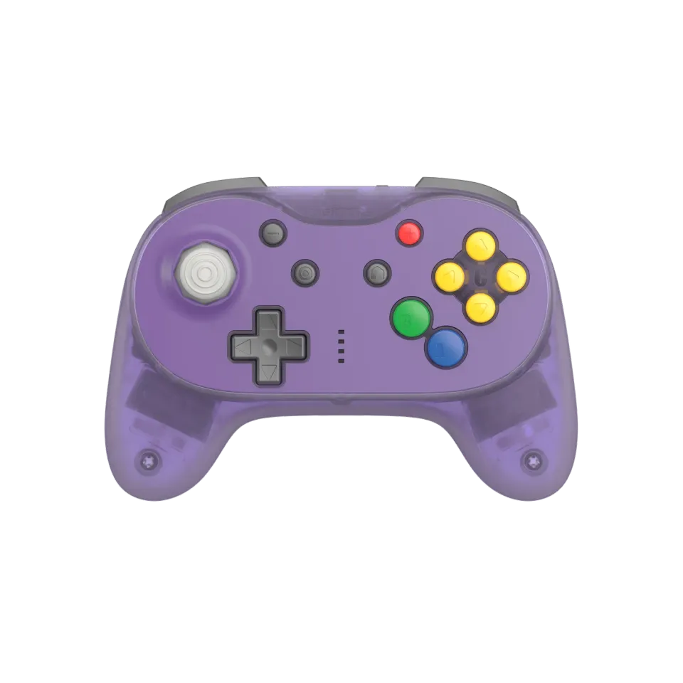 Hyperkin Brawler64 Pro N64 Controller Atomic Purple draadloos