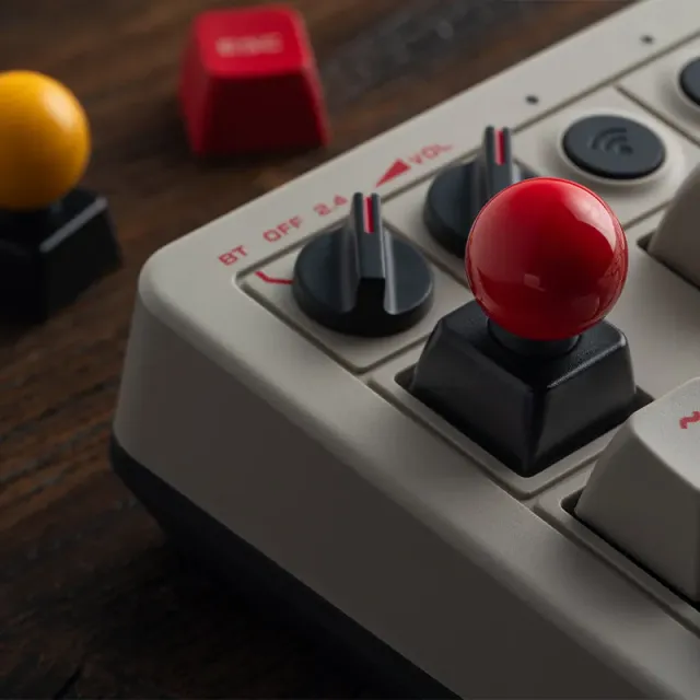 8BitDo Ball-top Keycap rood geel 2 stuks arcade