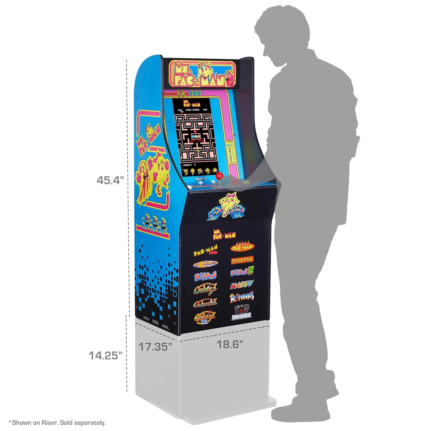 Arcade1Up Classic SE Ms. Pac-Man arcadeautomaat 13 spellen