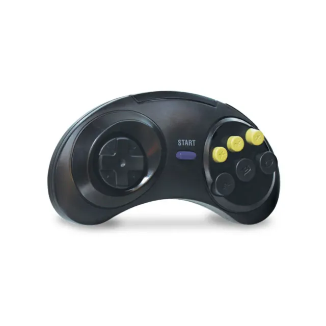 Hyperkin Genesis controller 6-knops bedraad zwart