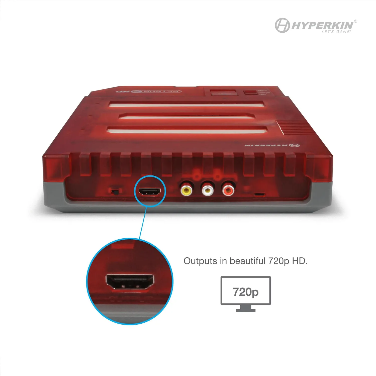 Hyperkin RetroN 3 HD 3-in-1 retro console Jasper Red