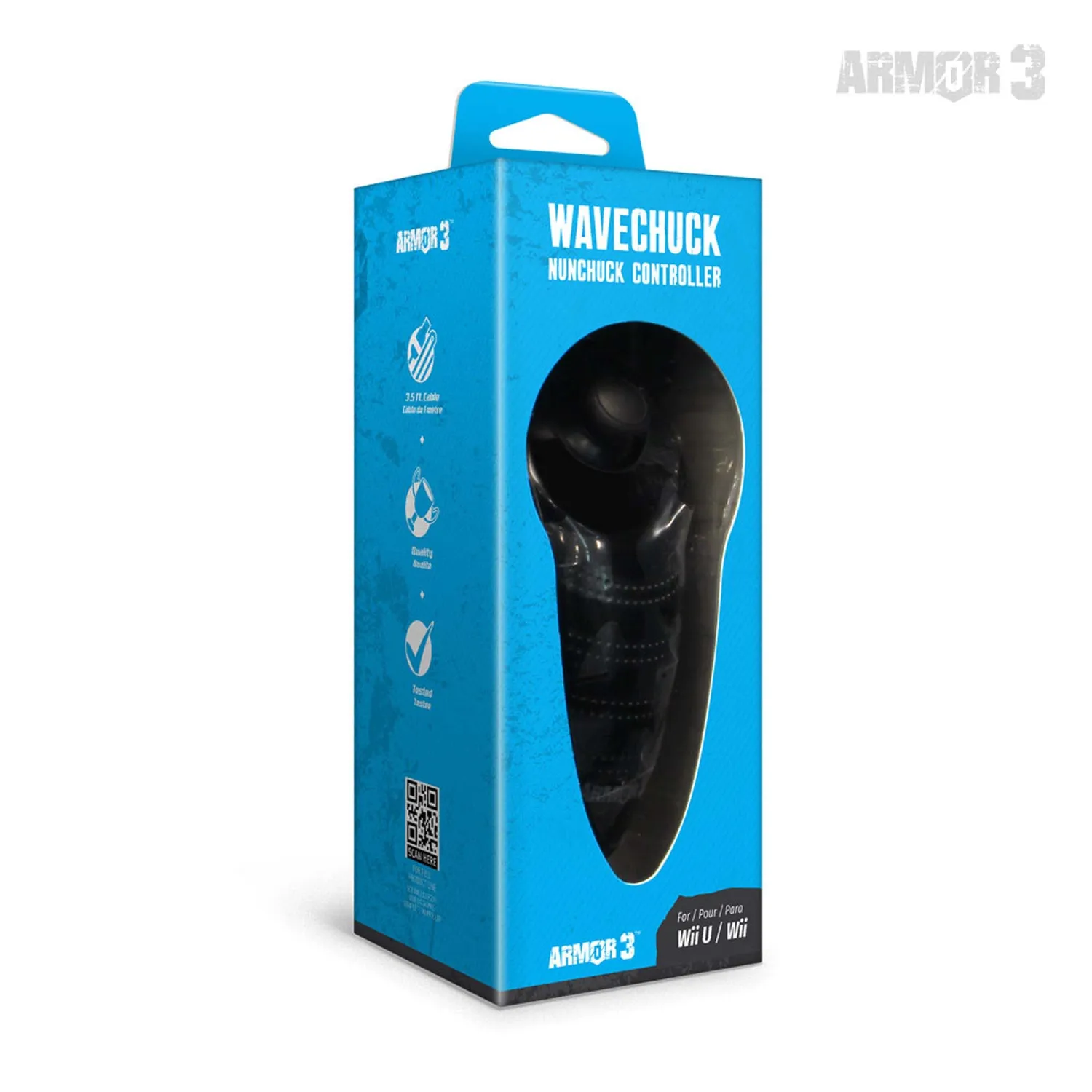 Hyperkin WaveChuck nunchuck controller zwart Wii