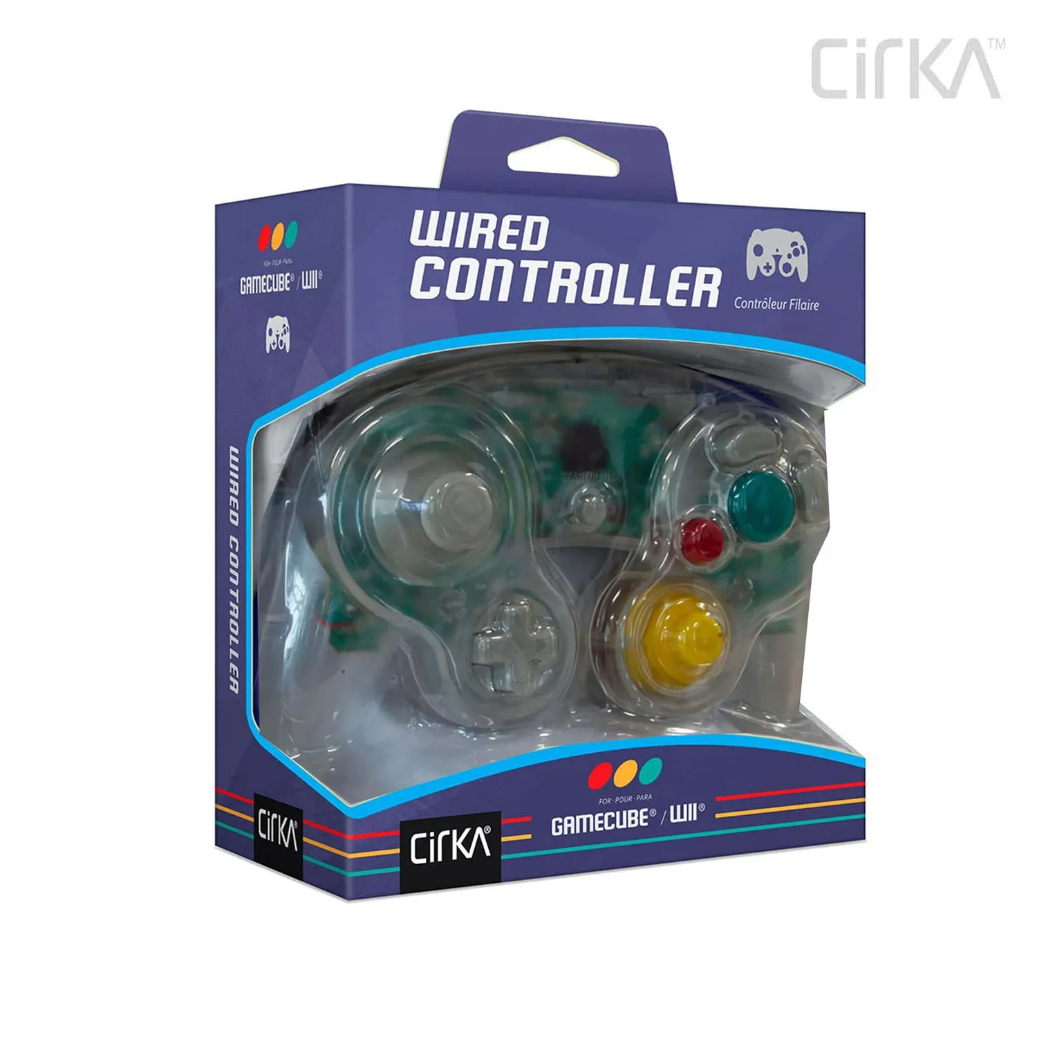 Hyperkin CirKa bedrade controller GameCube transparant