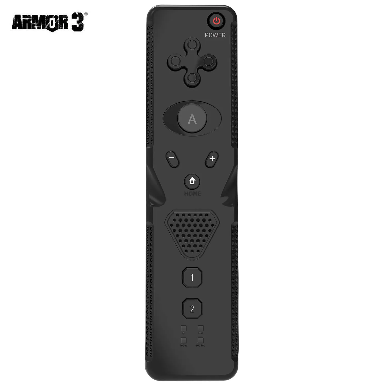 Hyperkin Armor3 NuWave Deluxe Wii remote zwart + nunchuk