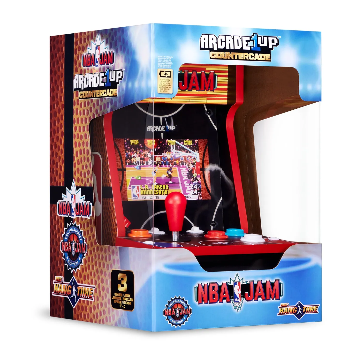 Arcade1Up NBA Jam Countercade arcadekast 7 inch 3 games