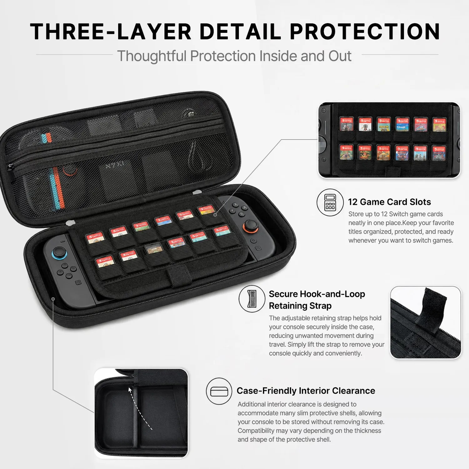 YOOPEO YP118 draagtas Switch 2 met Joy-Con 2 vak