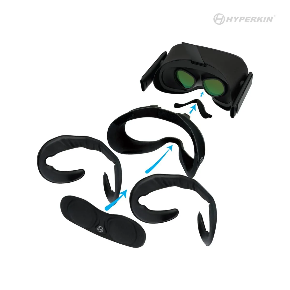 Hyperkin VR gezichtskussen set Oculus Quest PU-leer
