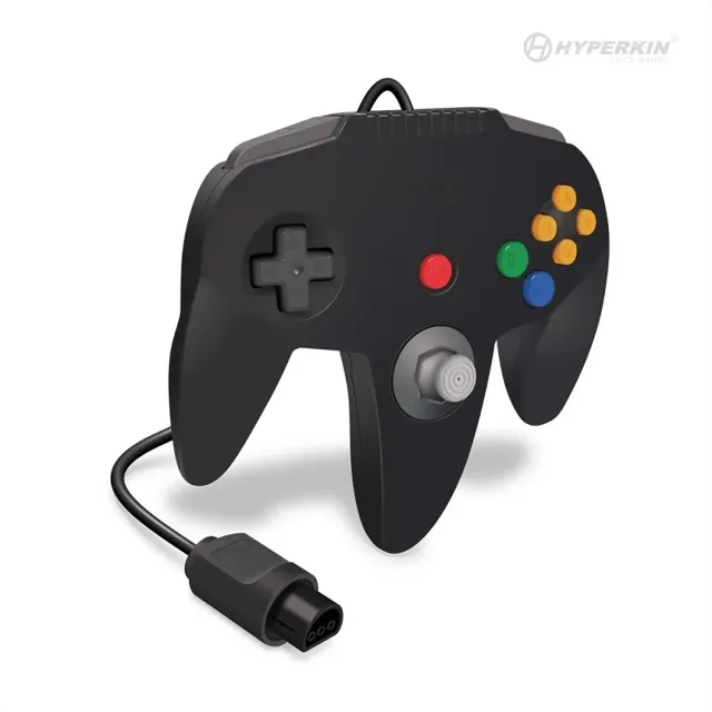 Hyperkin Captain N64 controller bedraad zwart