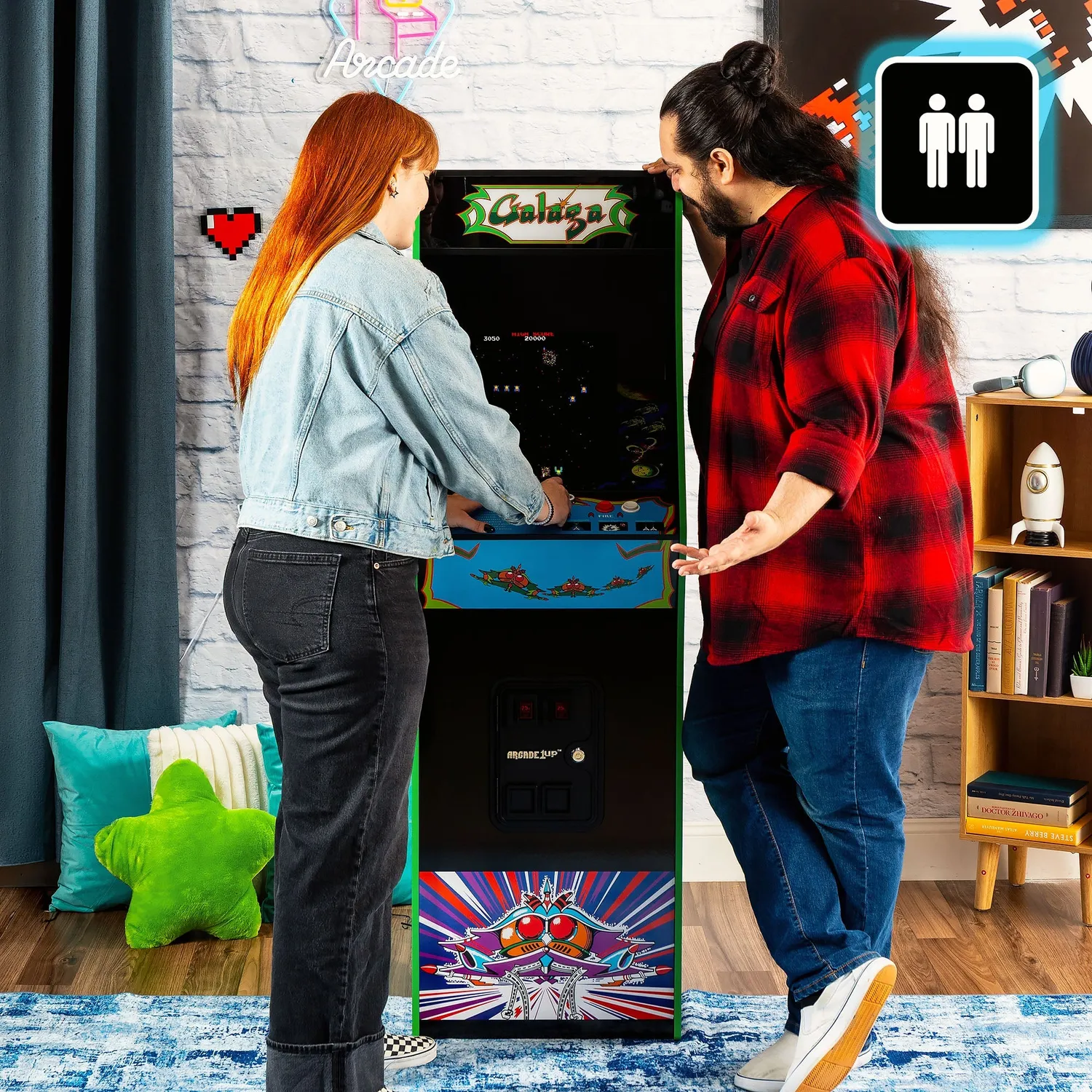 Arcade1Up Galaga Deluxe arcadekast 17 inch 7 games