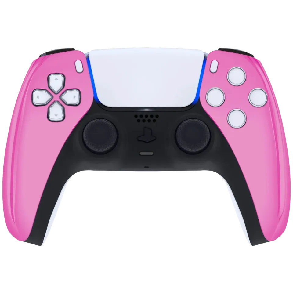 Clever Chrome Pink Xbox Front Shell voorplaat chroom