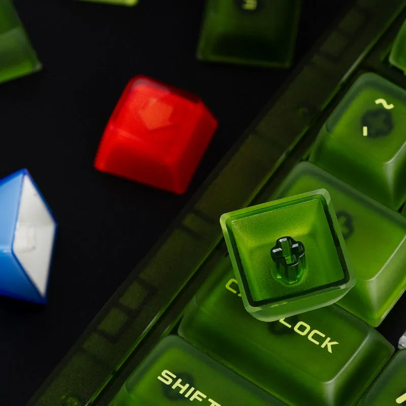 8BitDo Double-Layered Crystal Arrow keycaps transparant