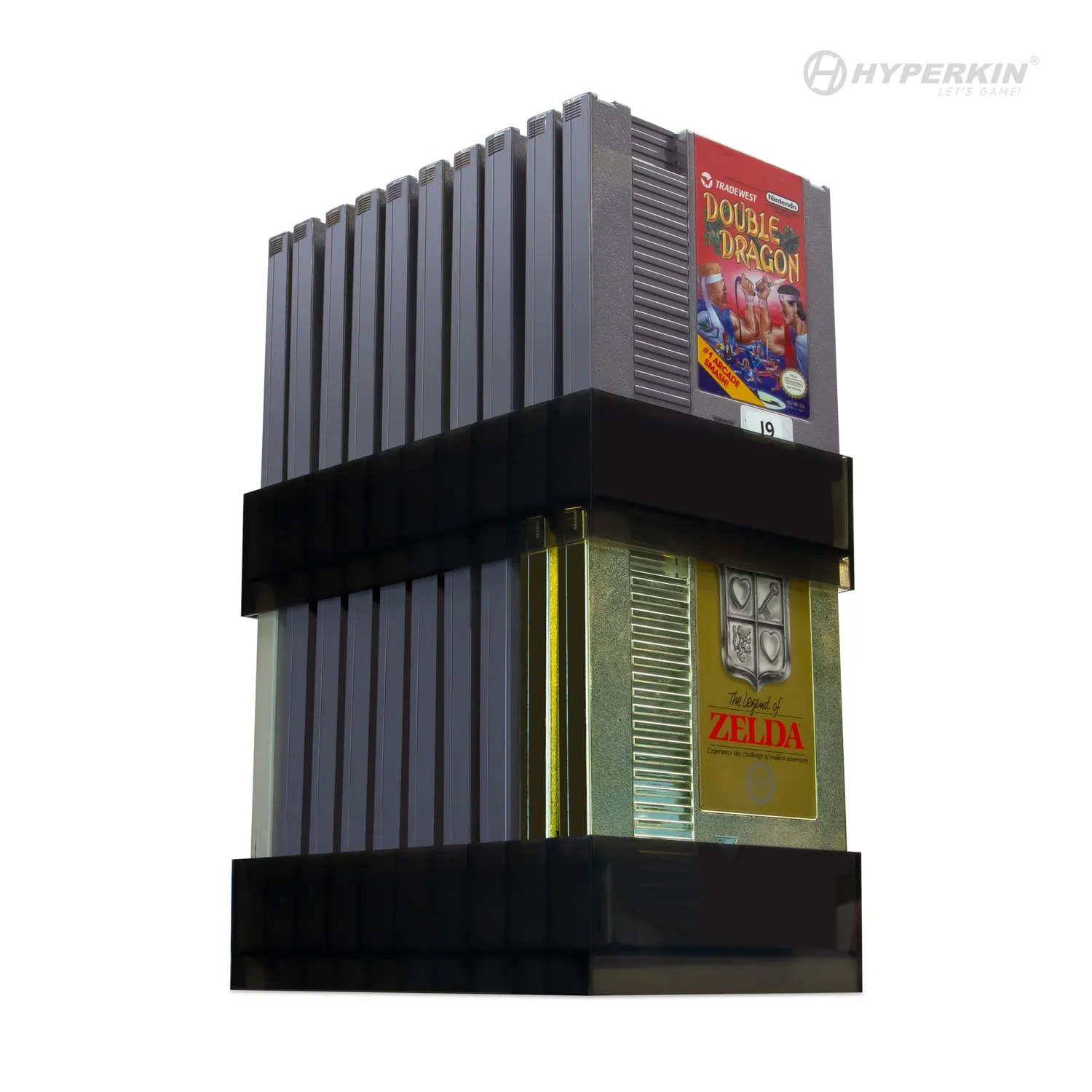 Hyperkin NES cartridge standaard 10-vaks 2-pack opberger