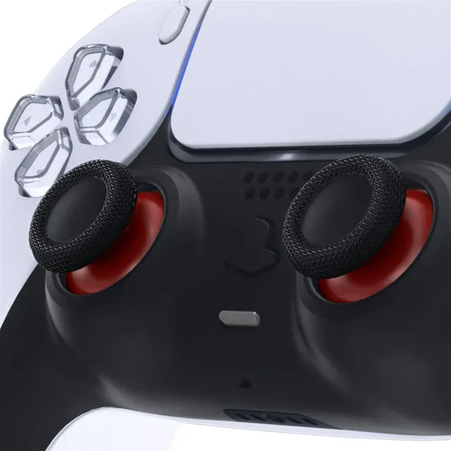 Clever Gaming thumbsticks zwart rood 2 stuks grip