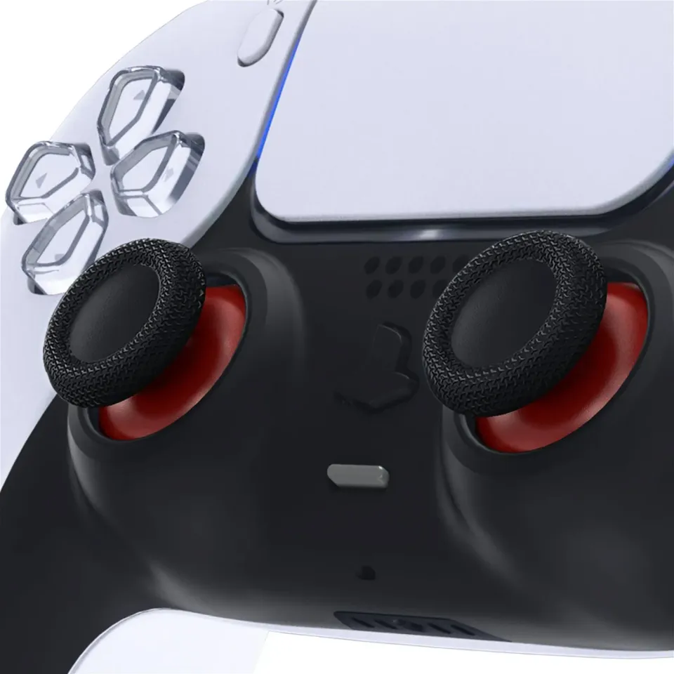 Clever Gaming thumbsticks zwart rood 2 stuks grip