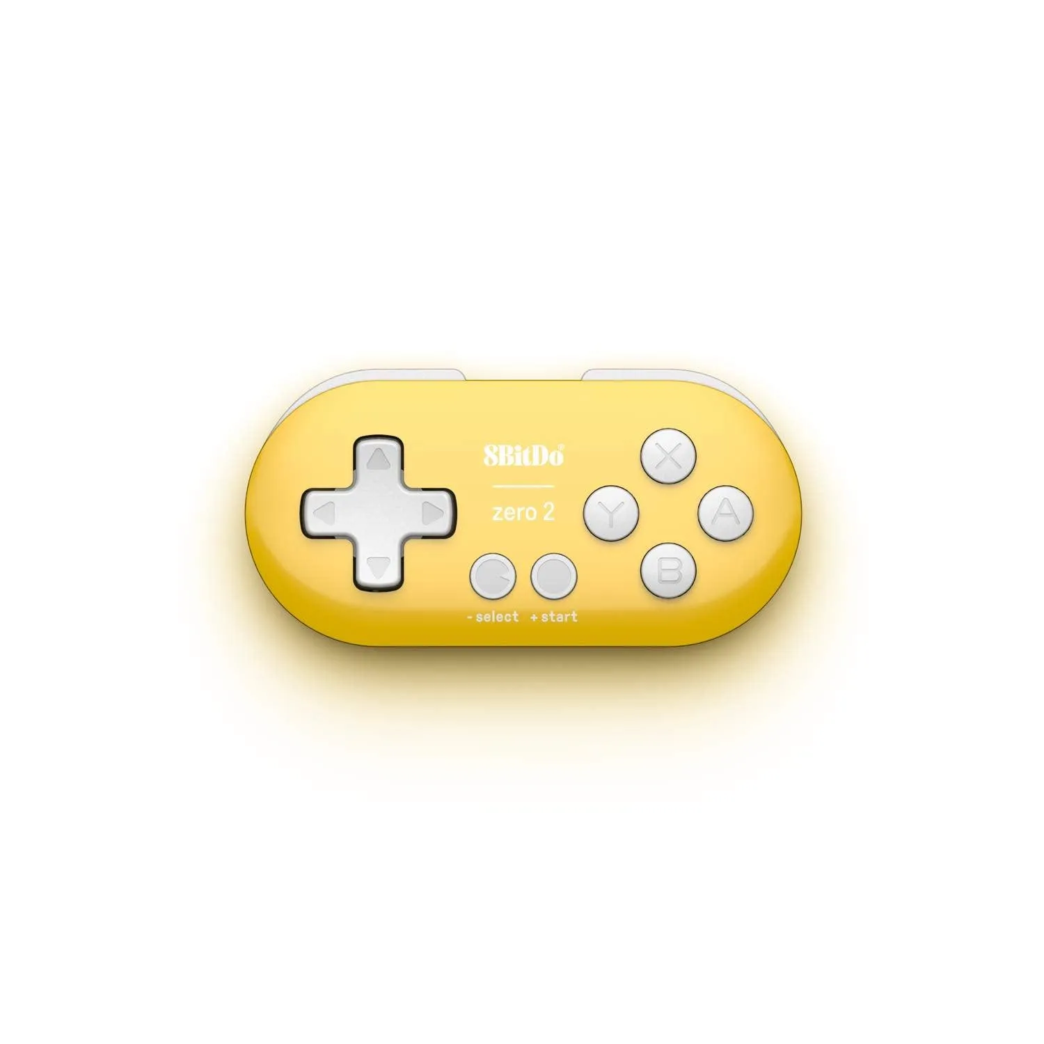 8BitDo Zero 2 mini controller geel bluetooth 2D-games