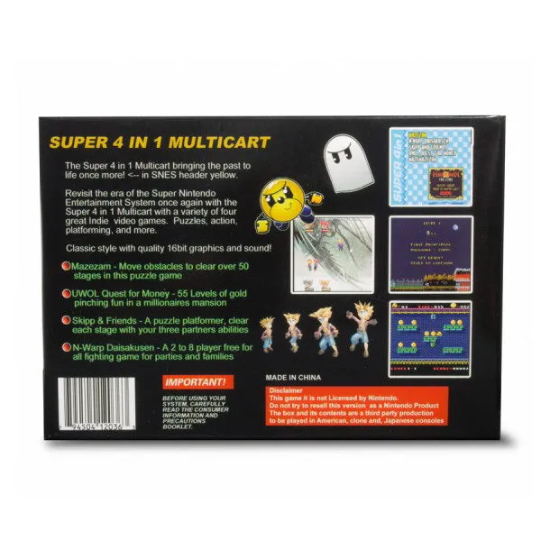 Hyperkin Super 4 in 1 multicart SNES spelcartridge