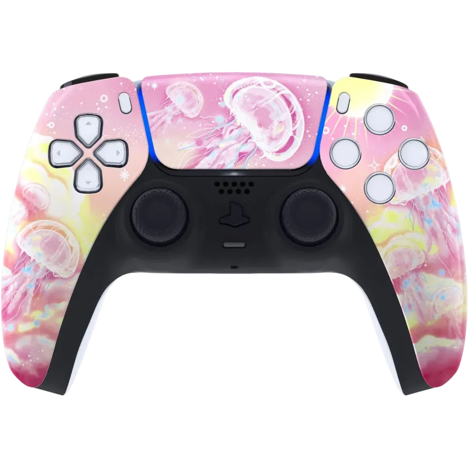 Clever Gaming Jellyfish PS5 controller transparant