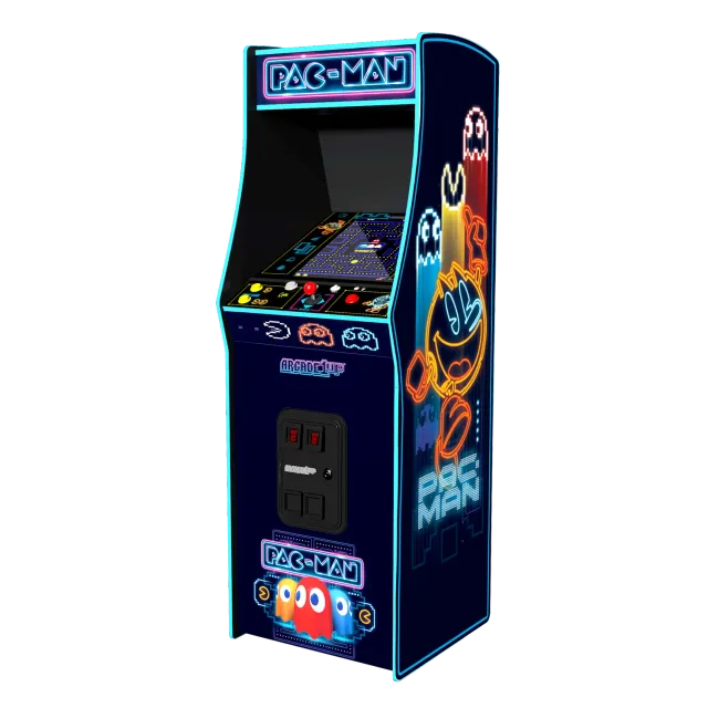 Arcade1Up Pac-Man Neon Deluxe arcadekast 17 inch 7 games