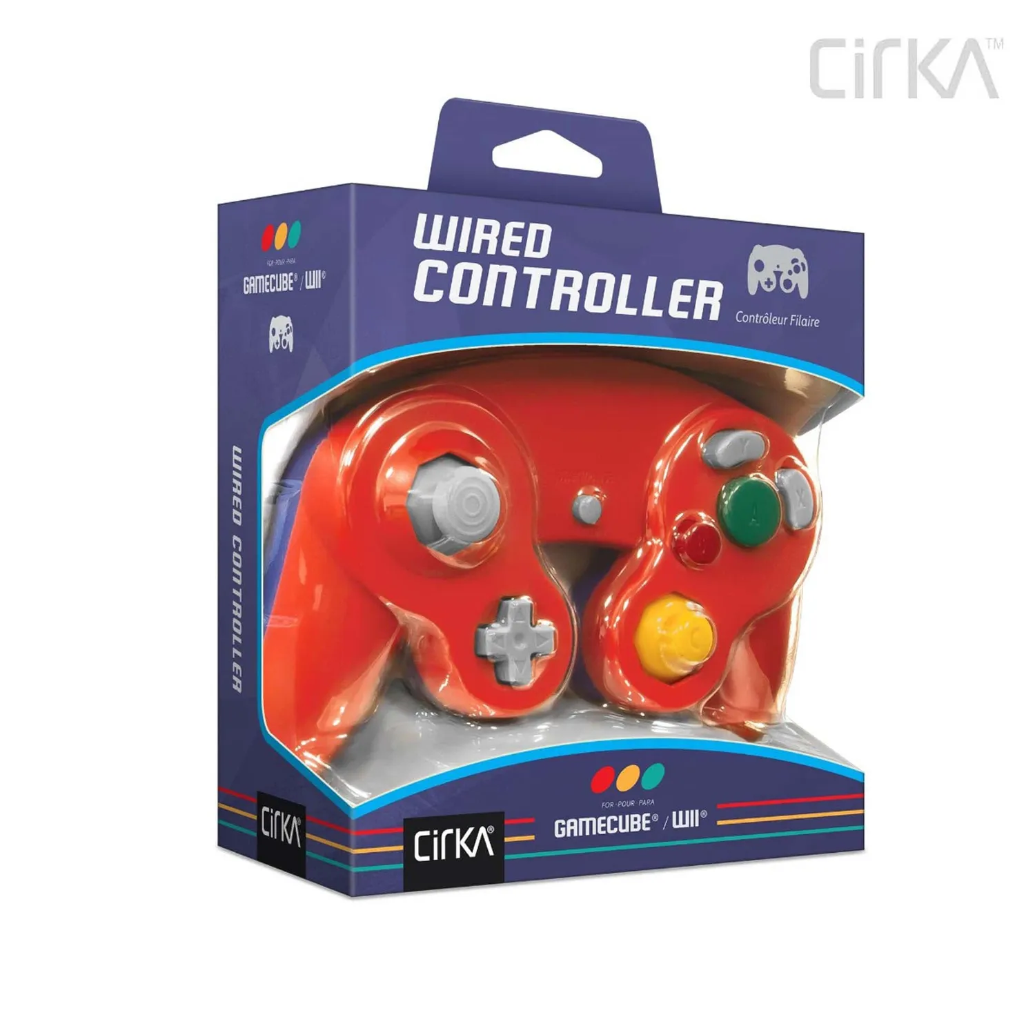 Hyperkin CirKa Wired Controller gamecube rood-blauw