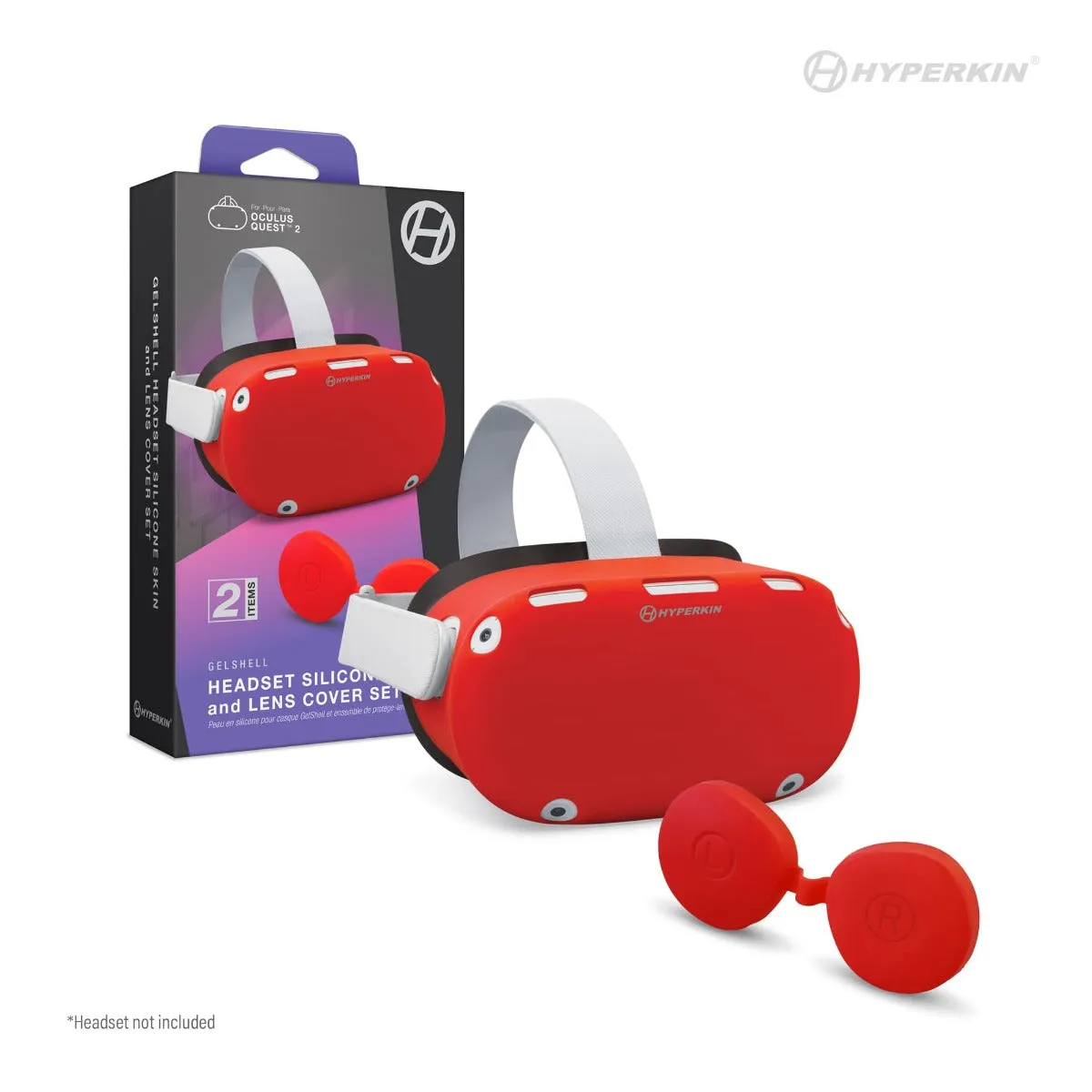 Hyperkin GelShell silicone hoes Oculus rood
