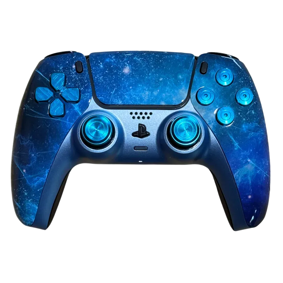 Clever Gaming Blue Vortex PS5 controller blauw