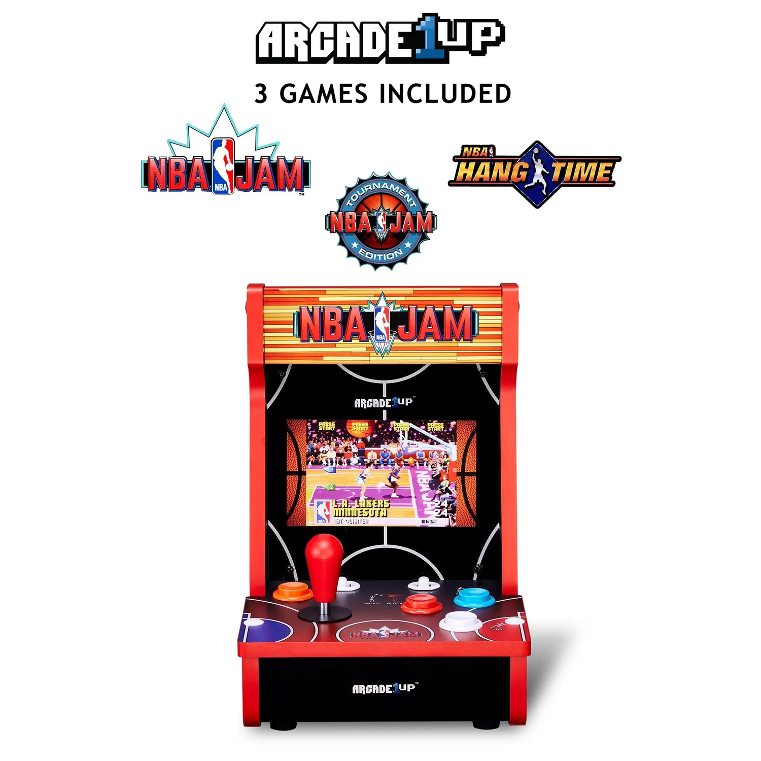 Arcade1Up NBA Jam Countercade arcadekast 7 inch 3 games