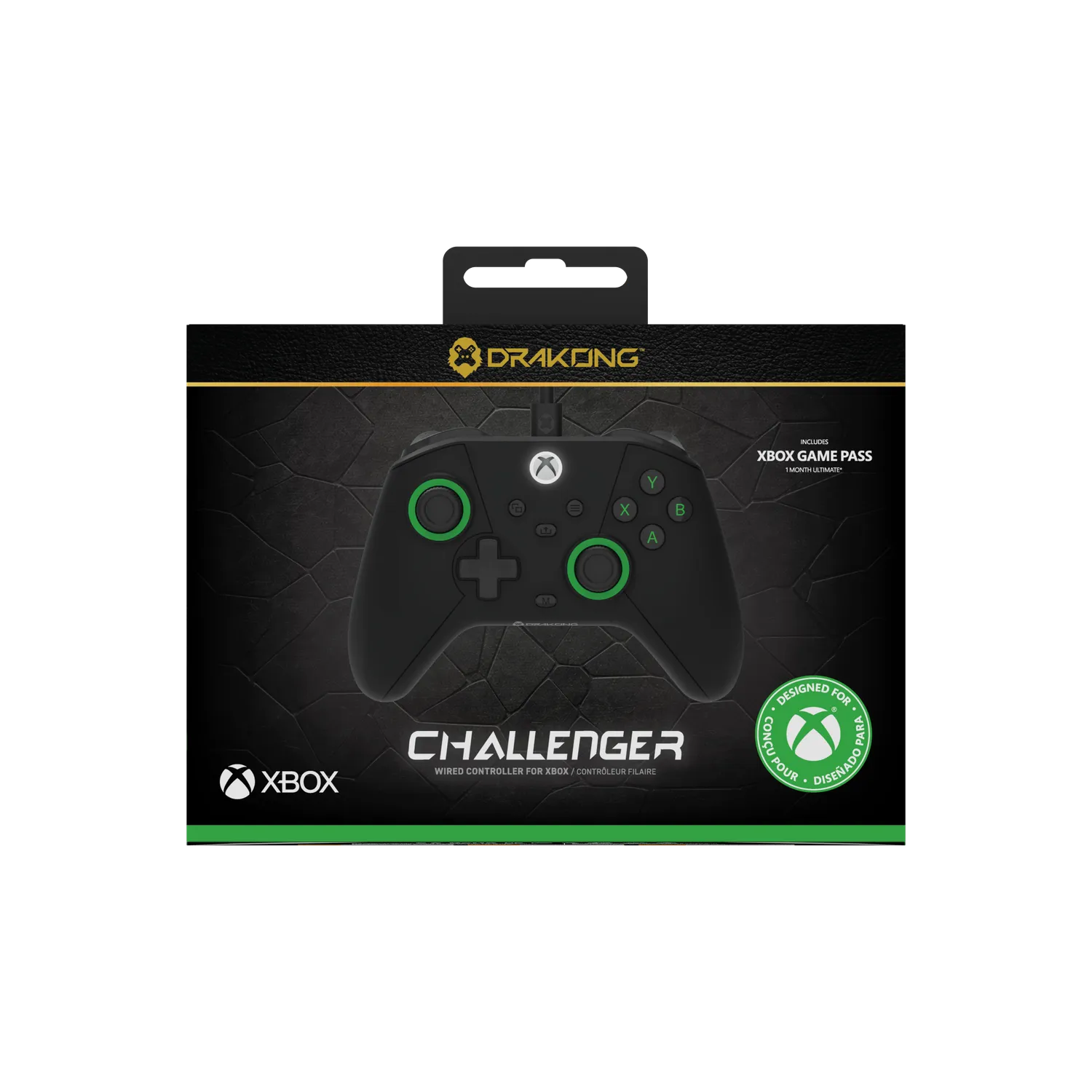 Drakong The Challenger bedrade controller zwart
