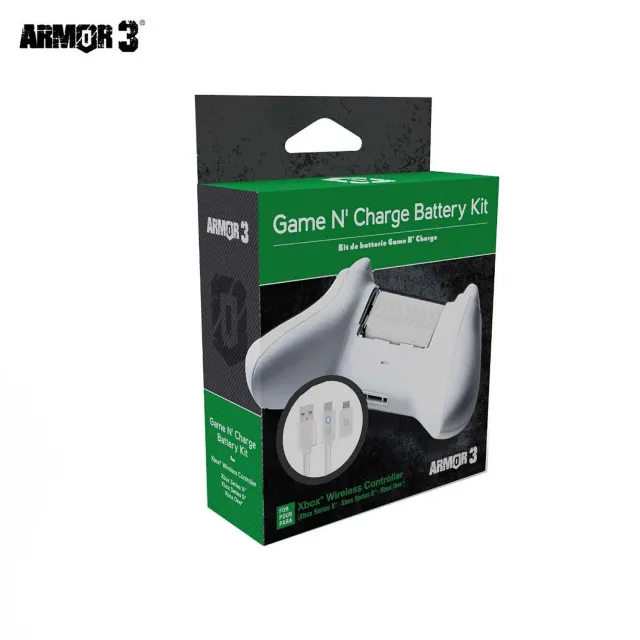 Hyperkin Game N' Charge batterijset wit Xbox oplaadbaar