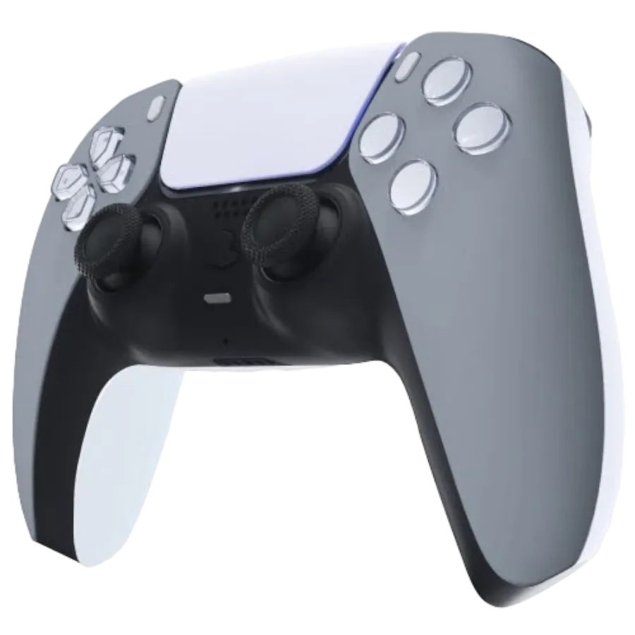 Clever Gaming Faded Gray PS5 controller grijs design
