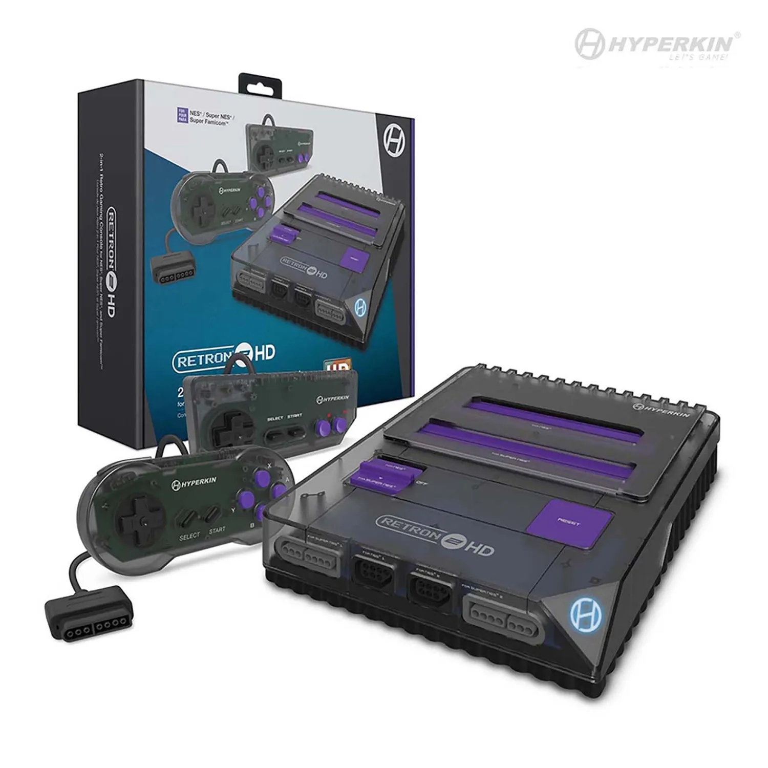Hyperkin RetroN 2 HD Space Black retro console zwart 720p