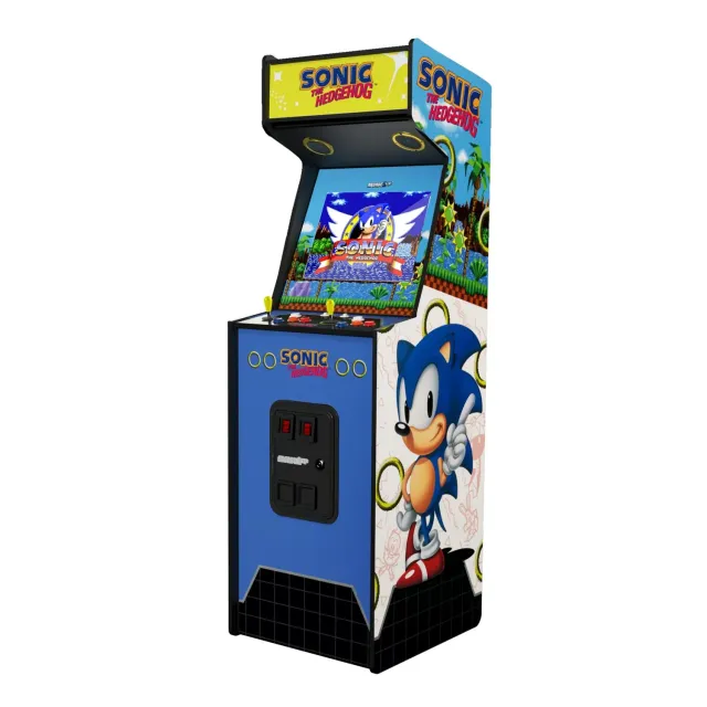Arcade1Up Deluxe Sonic the Hedgehog arcadeautomaat 4 spellen