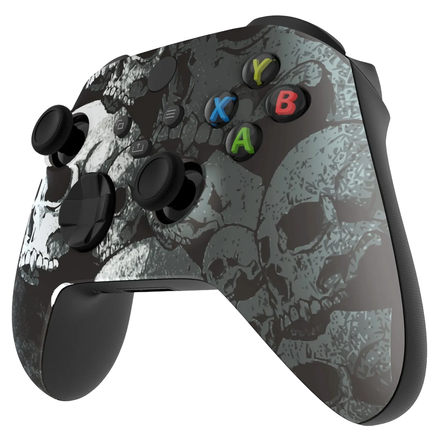 Clever Gaming Midnight Skull Xbox Controller Zwart