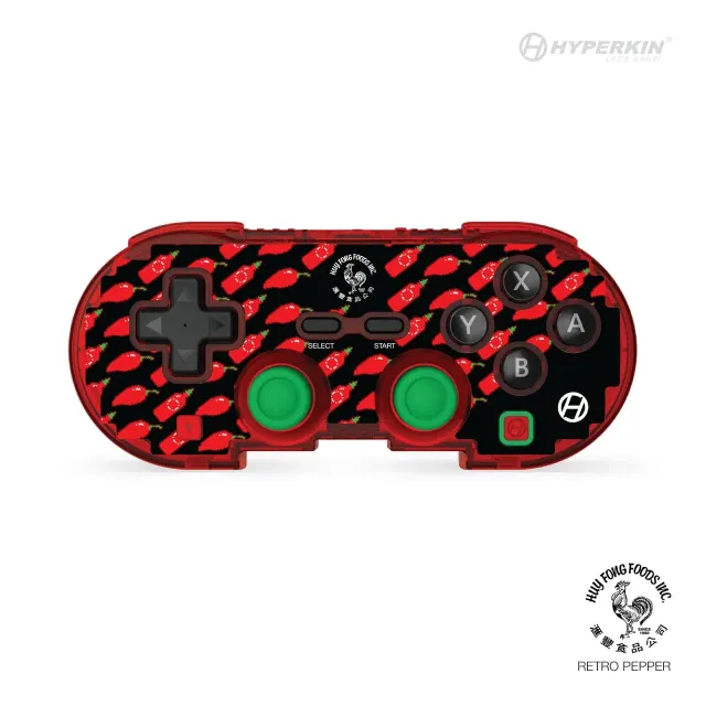 Hyperkin Pixel Art Retro Pepper controller bluetooth Sriracha