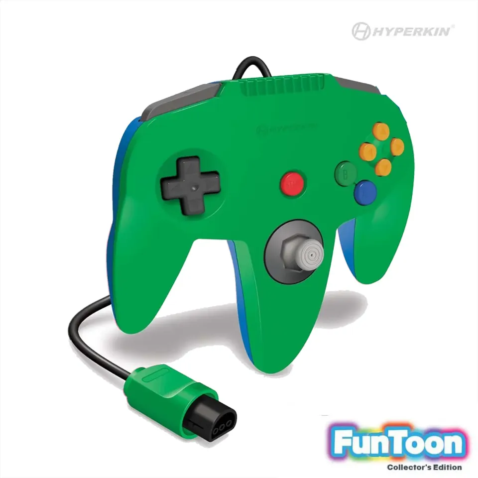 Hyperkin Captain controller Hero Green bedraad