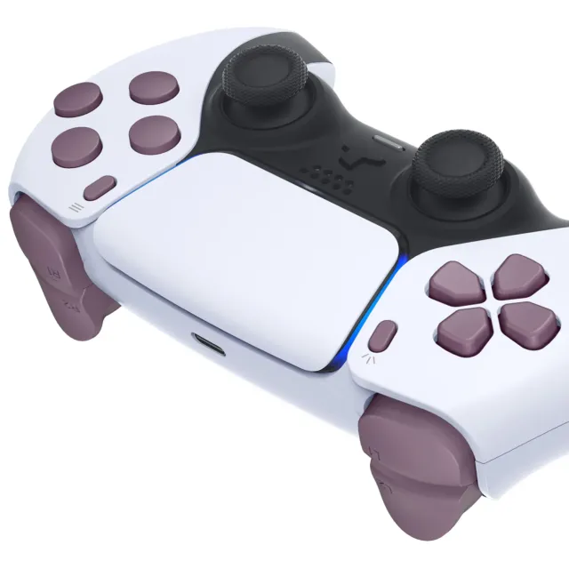 Clever Gaming knoppenset donkerviolet grijs kunststof