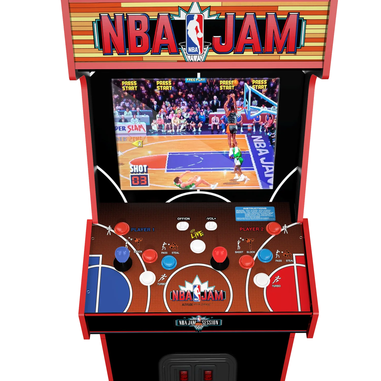 Arcade1Up NBA Jam Deluxe arcadekast 2 spelers wifi