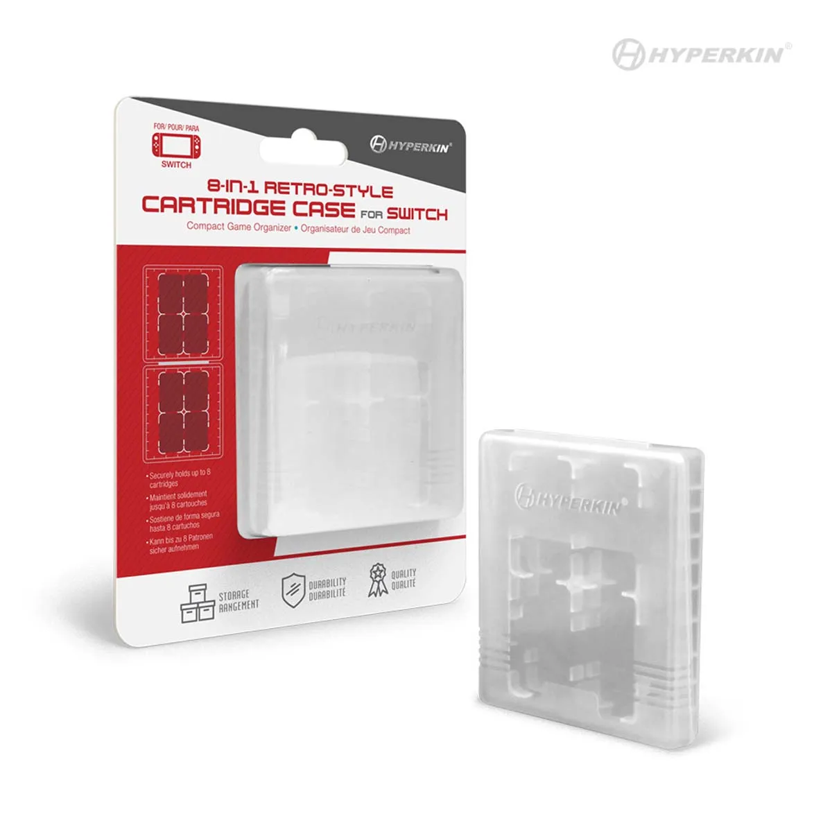 Hyperkin 8-in-1 Retro-Style cartridge case Switch 8 vakjes