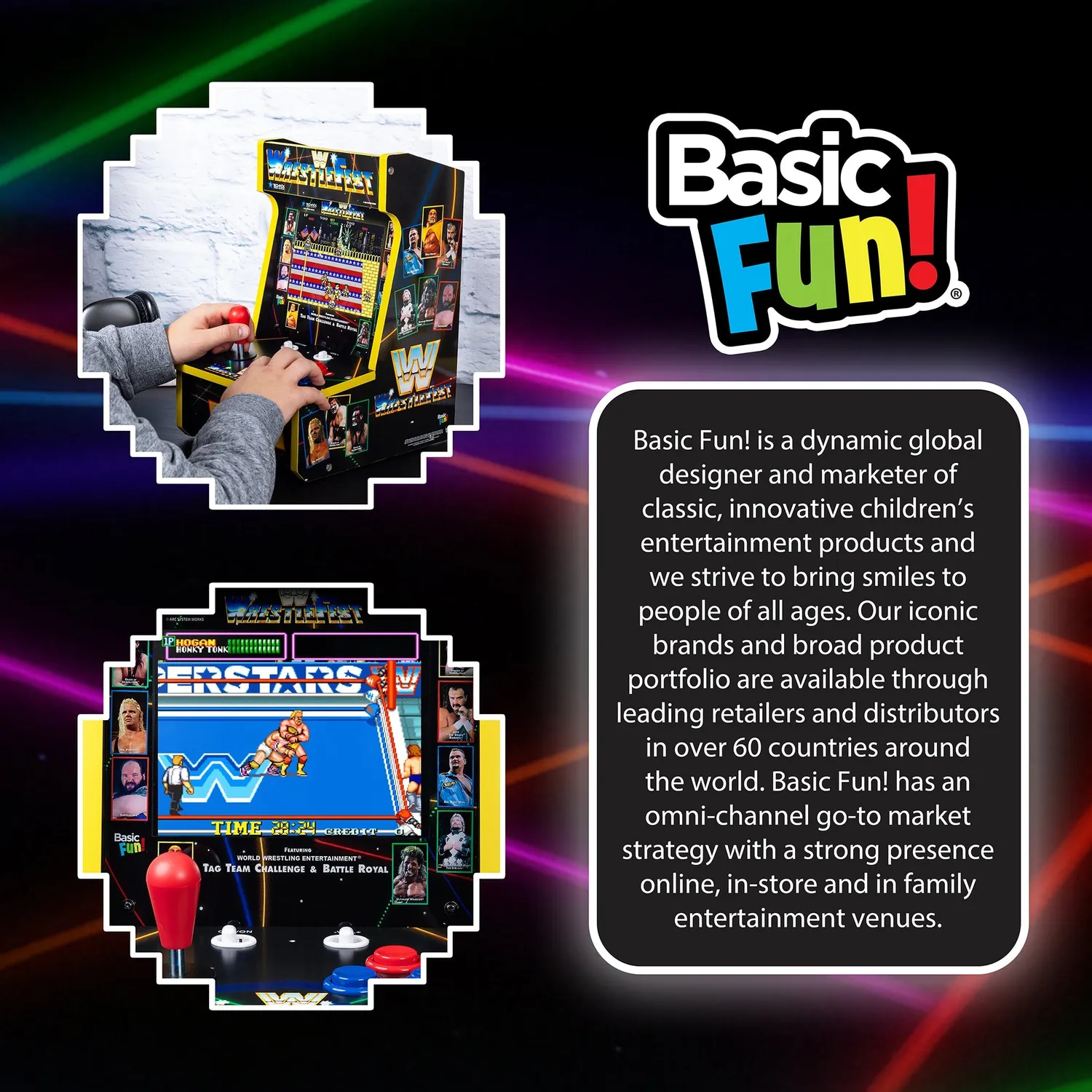 Arcade1Up WWE Countercade arcadekast 8 inch 4 games