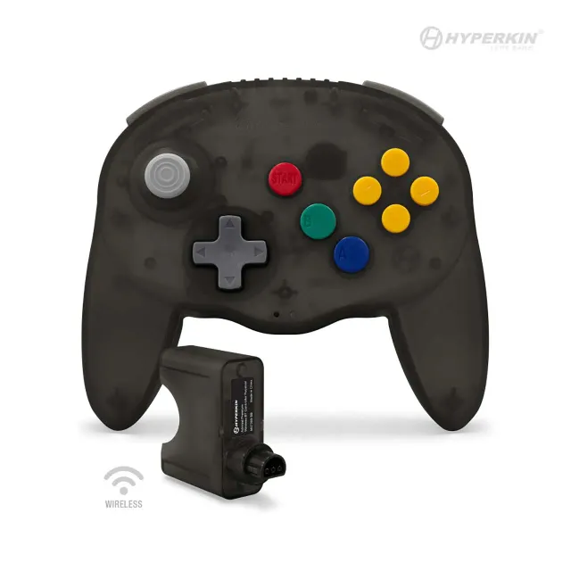 Hyperkin Admiral Premium BT controller N64 Space Black draadloos