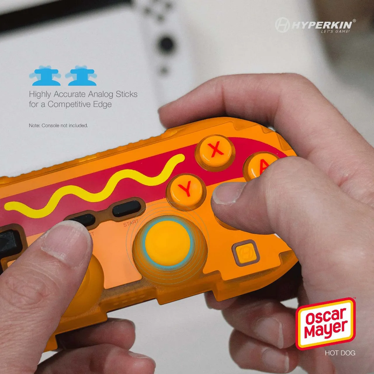 Hyperkin Pixel Art Oscar Mayer controller bluetooth editie