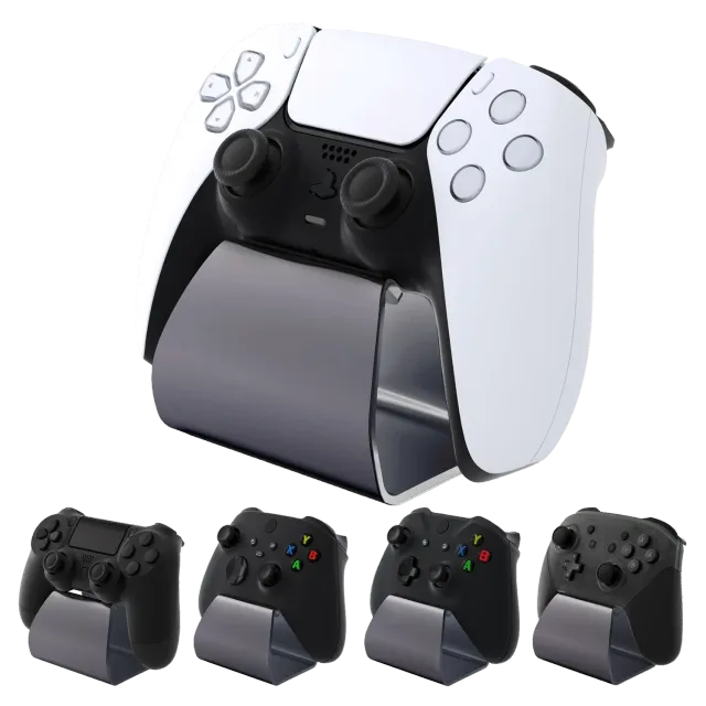 Clever Gaming Controller Standaard metaal grijs