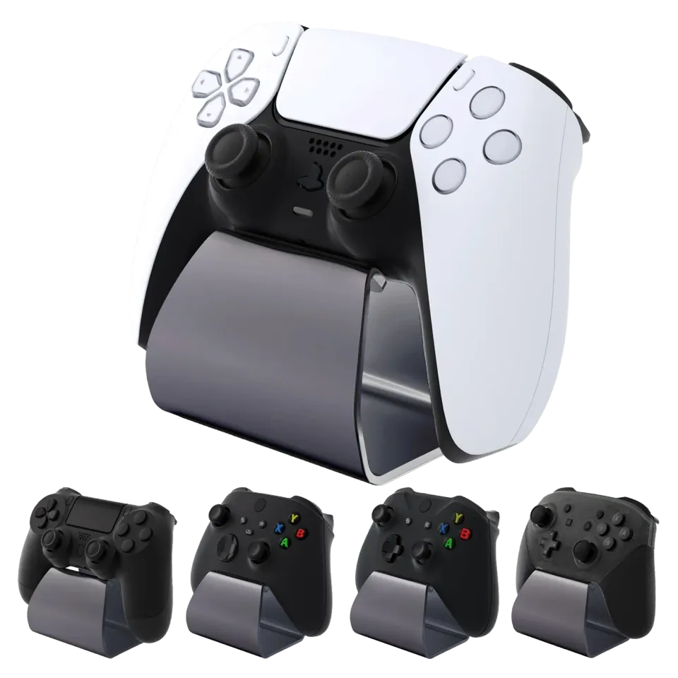 Clever Gaming Controller Standaard metaal grijs