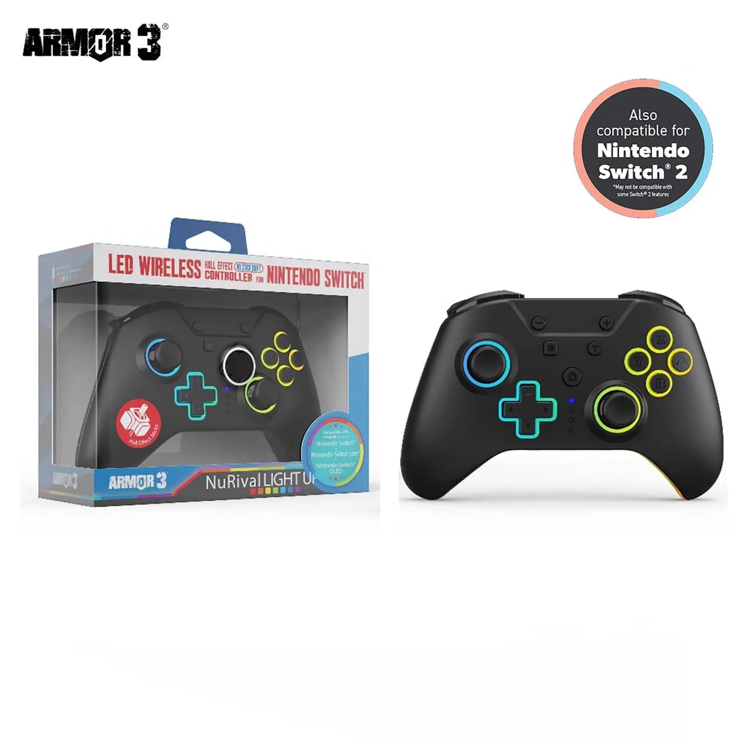 Hyperkin NuRival Wireless controller zwart Switch OLED
