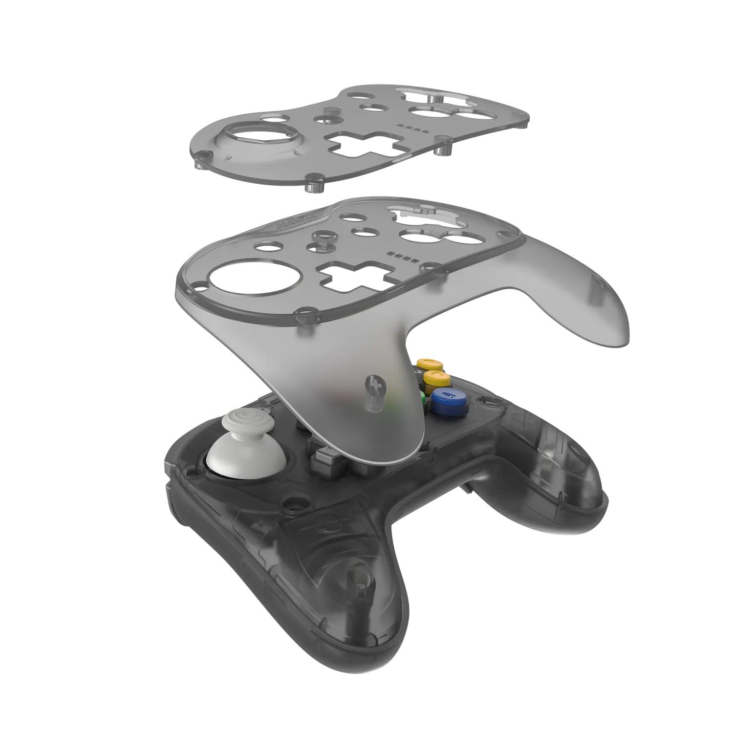 Hyperkin Brawler64 Pro draadloze controller N64 smoke Hall Effect