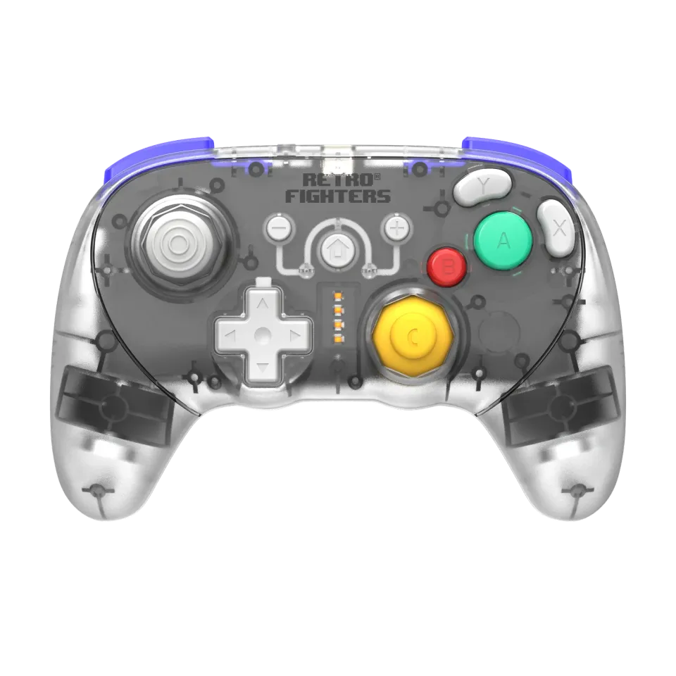 Hyperkin BattlerGC Wireless Pro controller Glacier GameCube-stijl