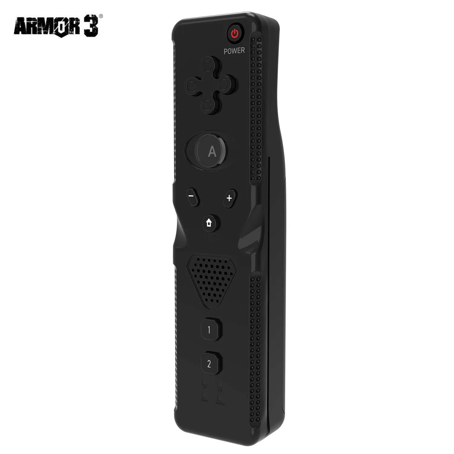 Hyperkin Armor3 NuWave Deluxe Wii remote zwart + nunchuk